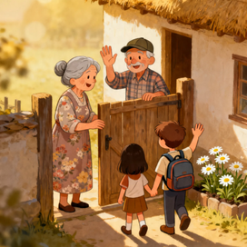 бабушка с дедушкой