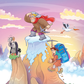 Иллюстрации для детского журнала 3/9 Ц