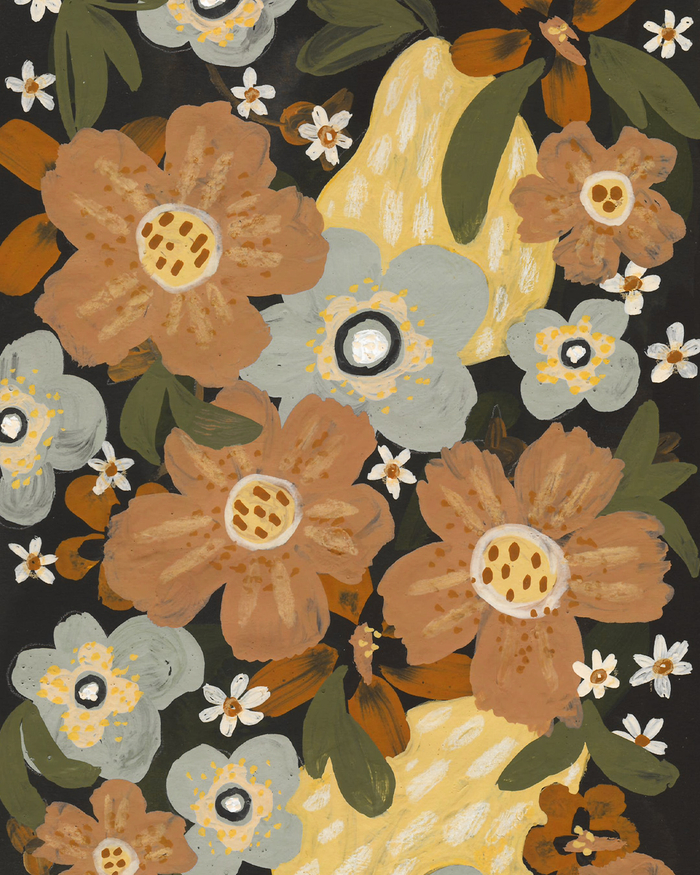 Принт цветочный