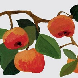 "Ветка с яблоками"