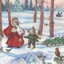 новогодние открытки