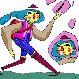 персонаж для конкурса, не прошел