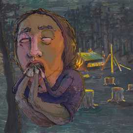 Лесоруб (Lamberjack cover-art for Fudger band)