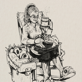 Драконозаводчица на отдыхе