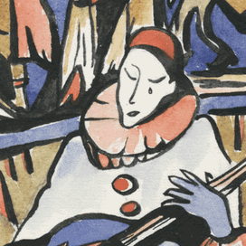 Иллюстрации к пьесе А. Блока "Балаганчик"