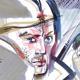 иллюстрация к поэме А.Твардовского  Василий Теркин