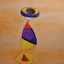 Мужчина в шляпе наизнанку