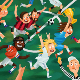 ловкие футболисты