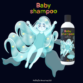 Иллюстрации для детского шампуня 