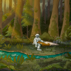 В глубине леса