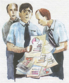 Иллюстрация в журнал "Компьютер Price"