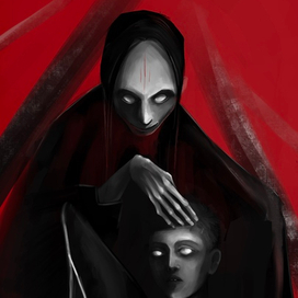 Жнец и мальчик.