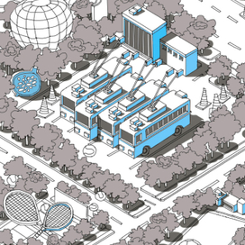 Элемент карты для веб-сайта дизайн студии. 