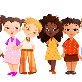 Дети разных национальностей