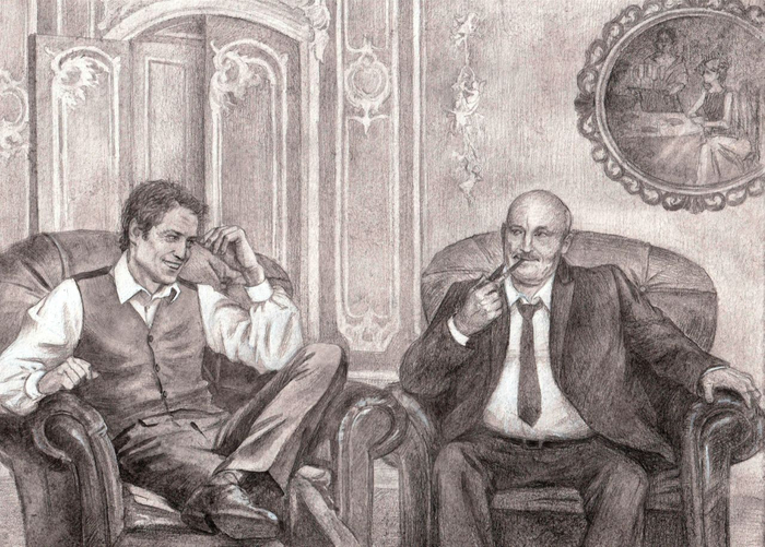 Иллюстрация к роману Анны Веневитиновой "Формула Распутина"