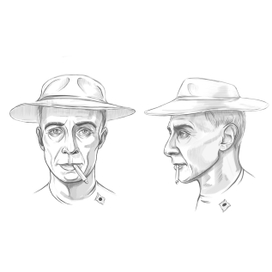 Character sketch (R.Oppenheimer)