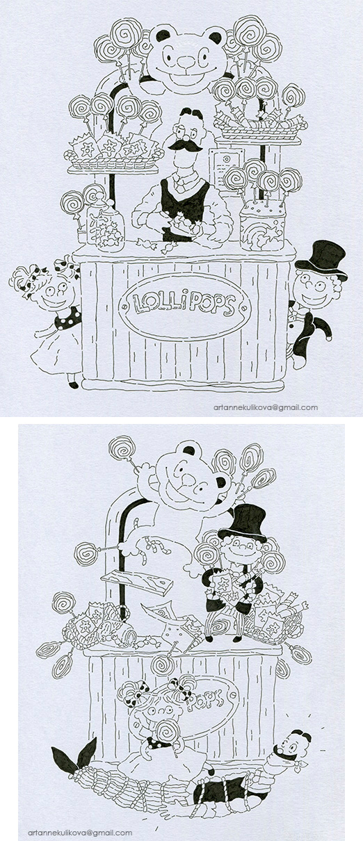 из серии "Похитители конфет"