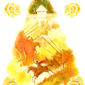 иллюстрация к книге "Повесть про княгиню Рагнеду"