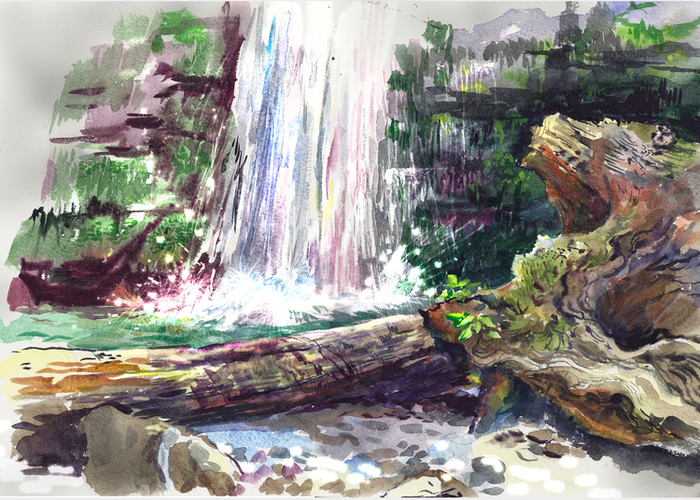 Малый  Сочинский  водопад "Надежда"