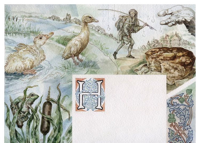 Ханс К. Андерсен "Гадкий Утёнок" ( фрагмент 7-й страницы)