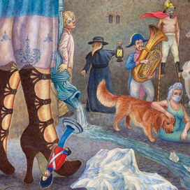 Иллюстрация к сказке Г.Х.Андерсена " Стойкий оловянный солдатик "