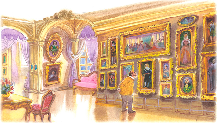 Лавочник Гобс в картинной галерее