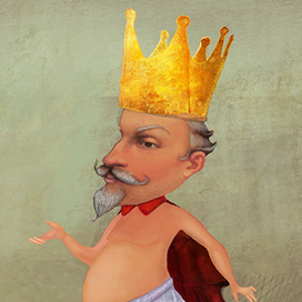 король в профиль