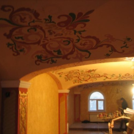 роспись потолка