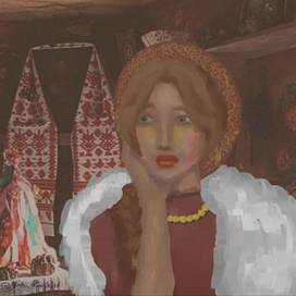 русская девушка 