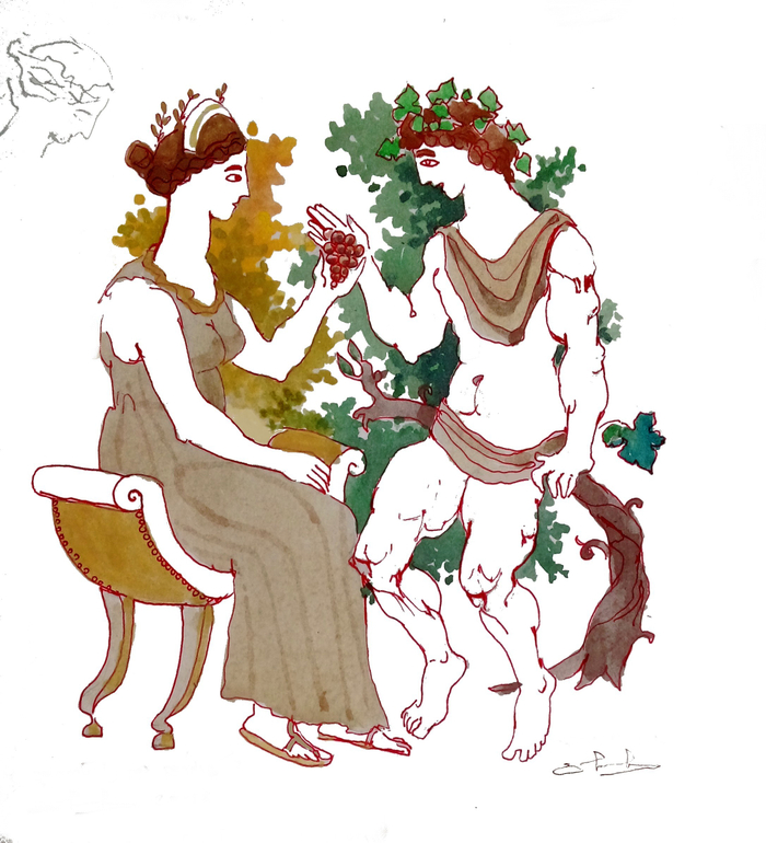 Дионис и Деметра