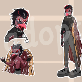 Концепт персонажа канарейки