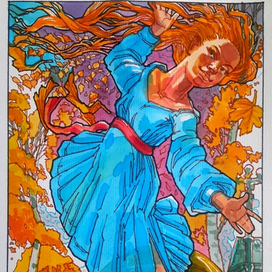 Осень.парк.оркестр.танец.