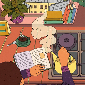 Журнальная иллюстрация_уют