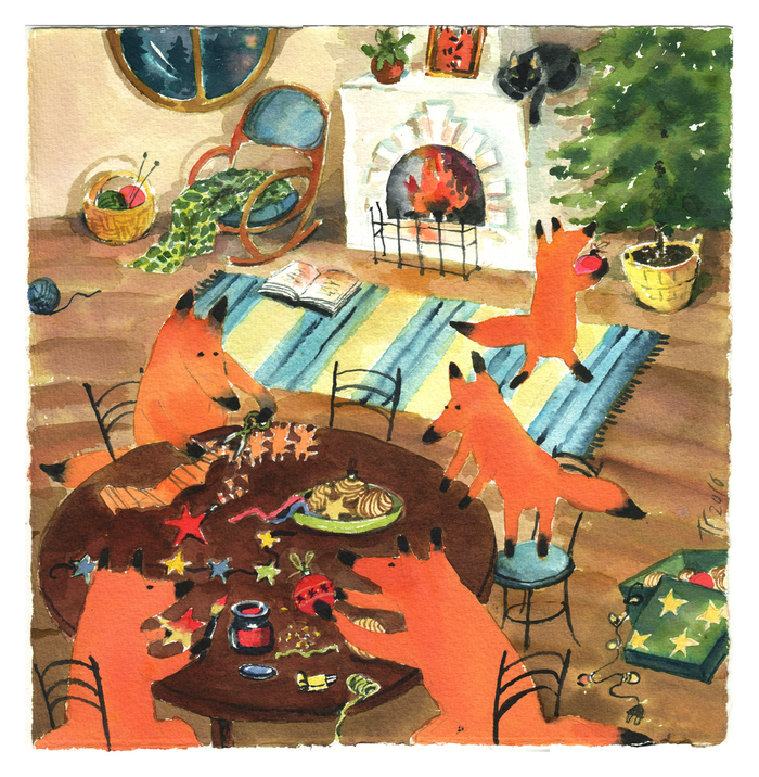 Новый год у бабушки