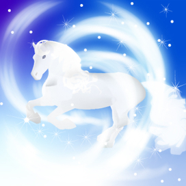 Снежный мустанг