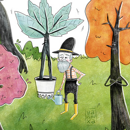 Волшебный сад Дядюшки Ульви.