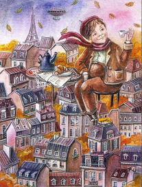 Календарь. Октябрь. Париж