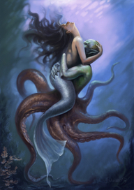 тритон и русалка