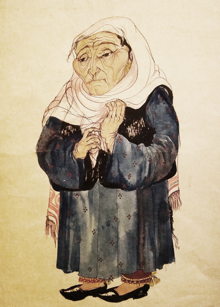 ГЕРОИ УЗБЕКСКОЙ СКАЗКИ "БЕЙ ДУБИНКА"БАБКА