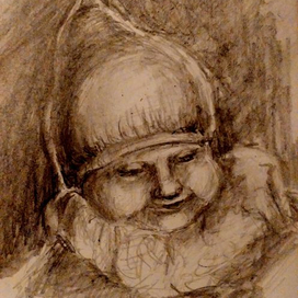 little girl at the 1st of May (Ryasan)