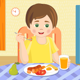 Кадры к детскому мультфильму