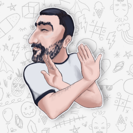 Стикер для телеграмм