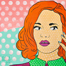 Портрет pop-art