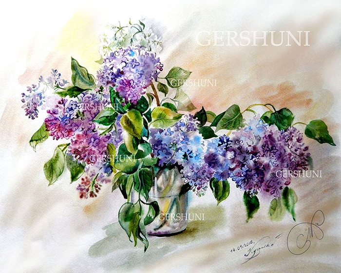 "Дымящаяся, влажная сирень  Опять являлась! "