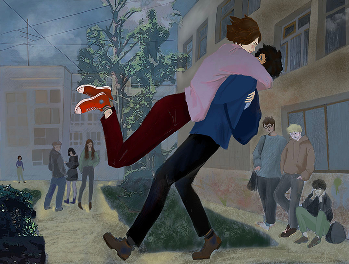 Школьный двор