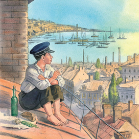 Над крышами Одессы