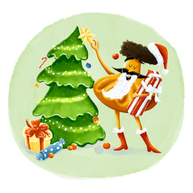 Новогодний Хинкалич