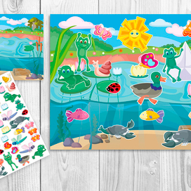 Игра "Лягушонок Плюх"