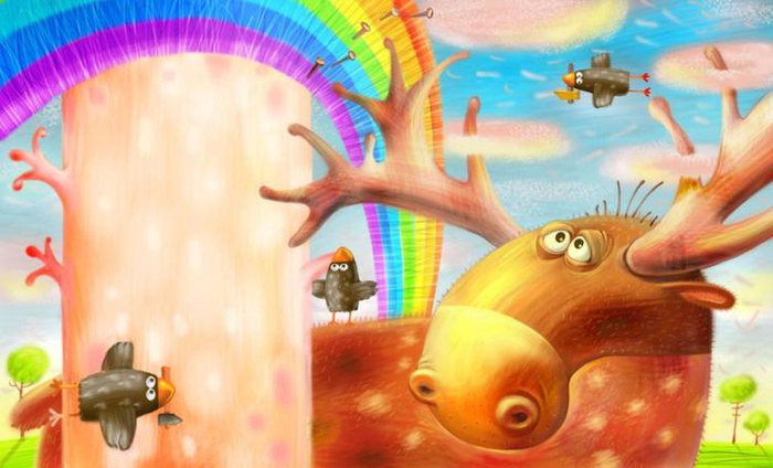 ...радужное...