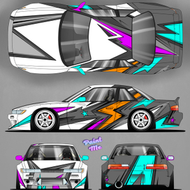 Дизайн - макет Nissan Silvia S13
